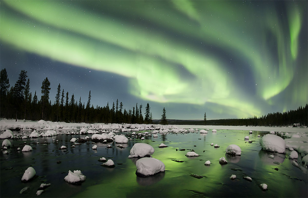 Aurora boreal. Un espectáculo visual de luz y materia